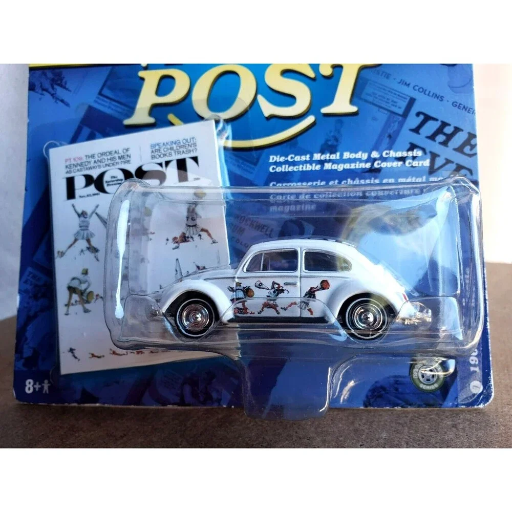 2005 Johnny Lightning 1965 VW BEETLE White #07 The Saturday Evening Post WL 1:64